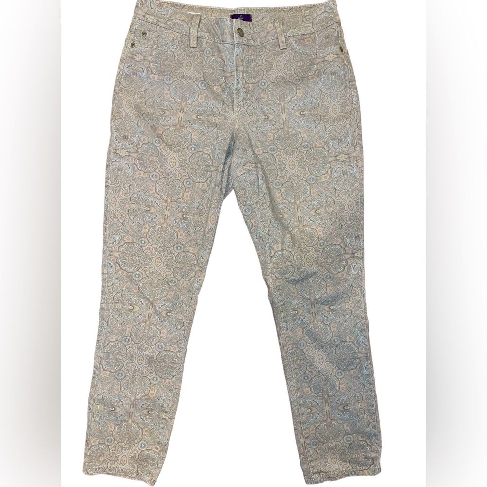 “NYDJ” Clarissa Ankle velvet pants NWOT